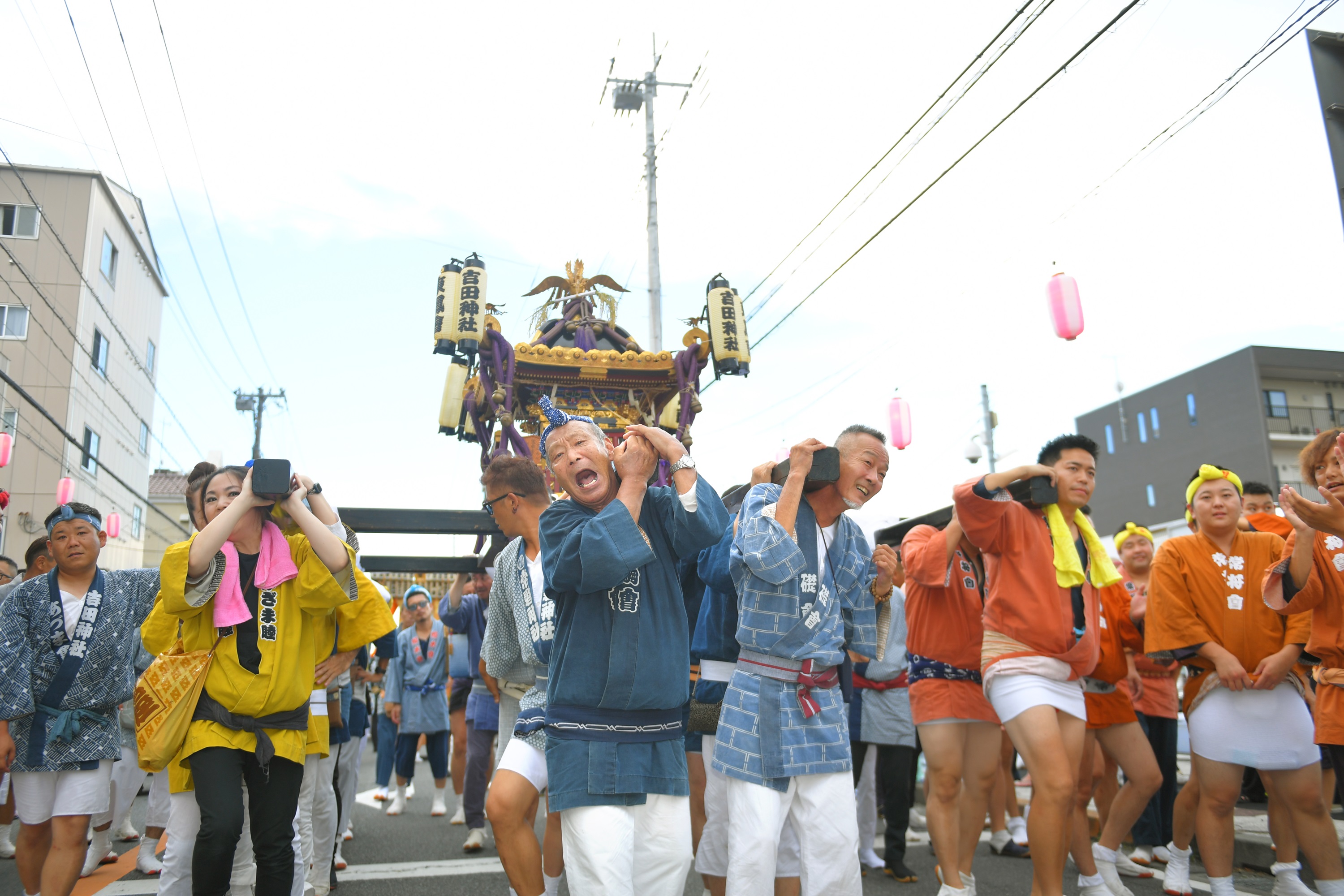 神輿渡御・山車巡行 第30回ひたちなか祭り 花火大会 ドローンショー