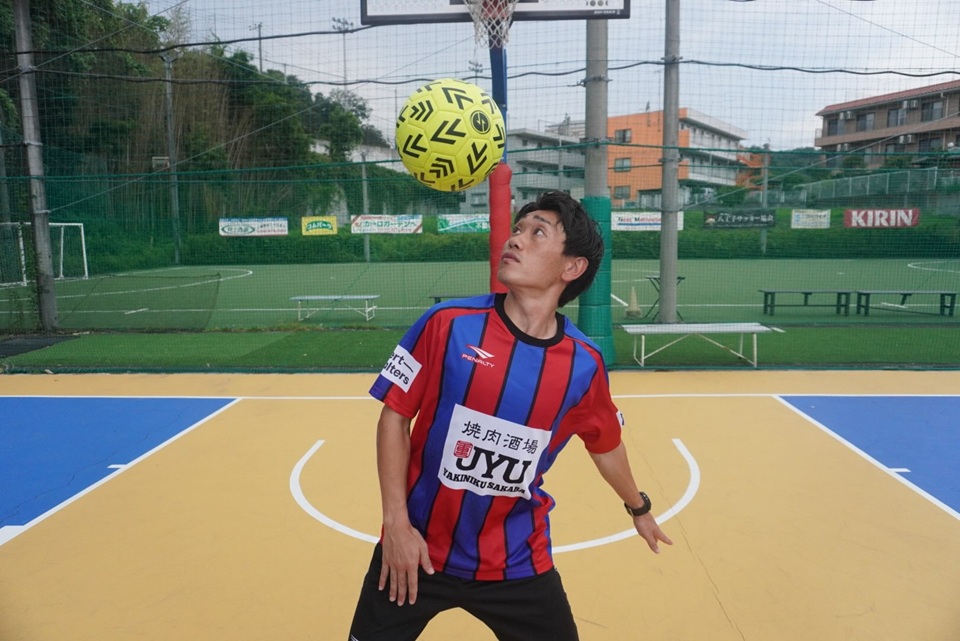 Freestyle Footballer TOMMY 勝田TAMARIBA横丁 ひたちなか祭り